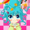 Magical Hair Salon Games : The little student wants to be different with othe ...