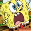 SpongeBob Patty Panic Games : Run over the food pieces so they drop and make ham ...