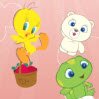 Tweety's Picking Tower Games : Go apple picking with Tweety! Pop your friends bal ...