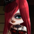 Dark Charming Games : Our lovely girl wants a new gothic outlook, design her hairs ...