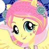 Fluttershy Rocking Hairstyle