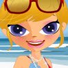 Sisters Ready To Swim Games : Two sisters going to the beach and want to be dres ...